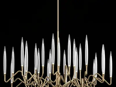 Il Pezzo 3 Chandelier 3D model