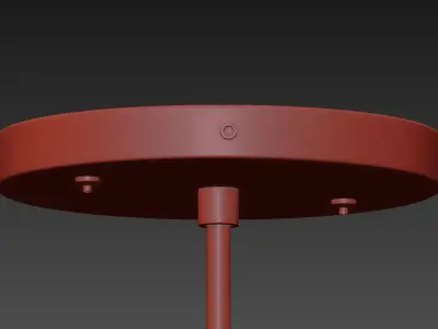 Hanging Small Cone Spot half black ASAF WEINBROOM 3D model