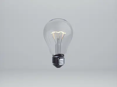 Light Bulb 01 3D model