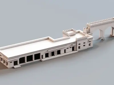 historical buildings 3d printing bundle  3D print model