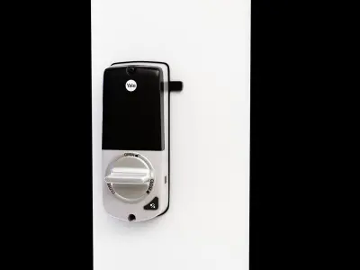 Large Digital Door Lock Low-poly 3D model TDD724A Brand Yale Low-poly 3D model