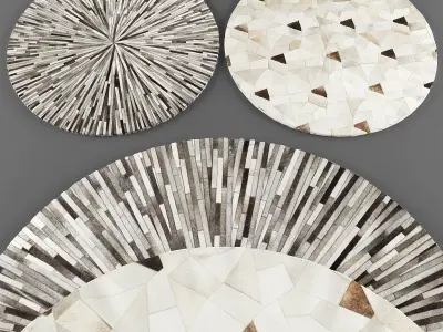 Boconcept rugs collection 04 Low-poly 3D model