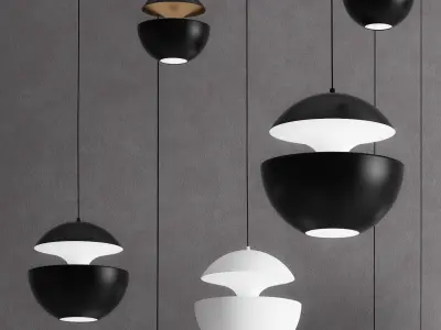 Pendant light HERE COMES THE SUN 3D model