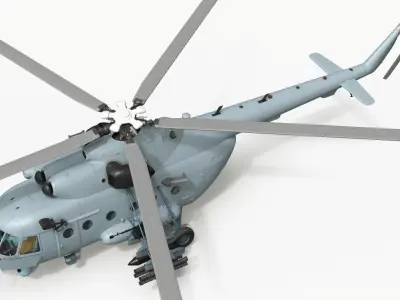  Military Heavy Lift Utility Helicopter Desert Simplified 