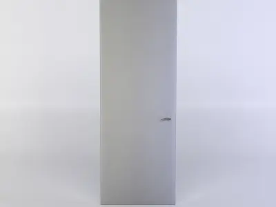 Door wooden Low-poly 3D model order