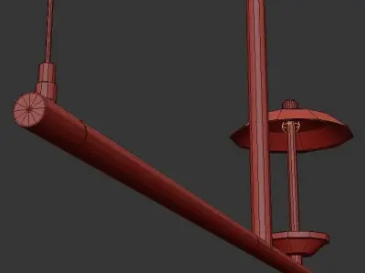 HETLEY B pendant lamp 3D model