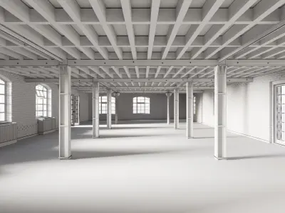 Photorealistic English Brick Interior 3ds Max Corona 9 3D model