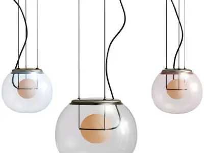 Brokis Big One Blown Glass Pendant Lamp 3D model