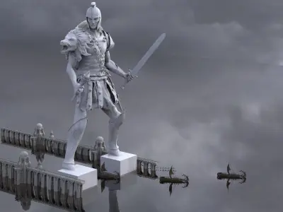 Colossus Of Rhodes 3D model