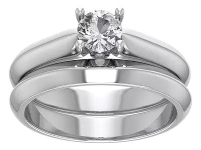 Women Ring  Render 3dm STL OBJ FBX Details 3D print model 100
