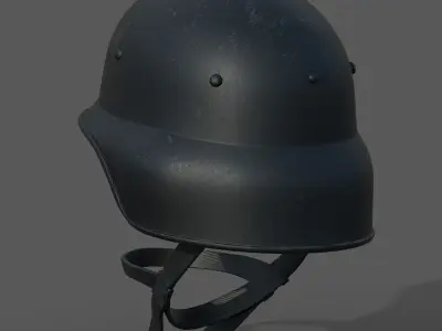 Helmet military Scifi combat soldier armor scifi fantasy 3d  Low-poly 3D model
