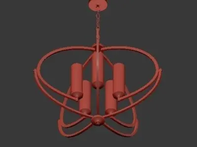 Evoke chandelier 3D model
