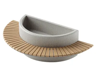 PLANTER BENCH 298 3D model