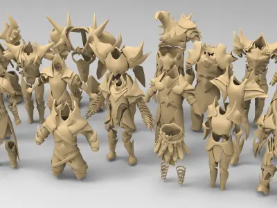 25 basemesh armor collection 2