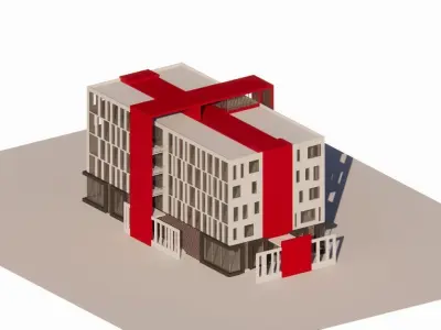Building Hospital 3D model