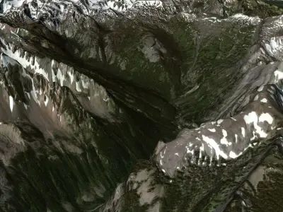 Teton National Park 3D model