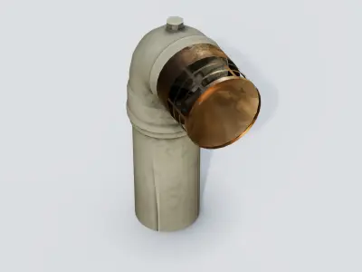 Roof Vent 25 Low-poly 3D model