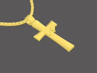 Cross Pendant Design  3D print model