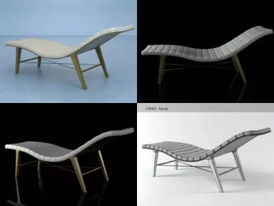 Chaise Longue 3D model