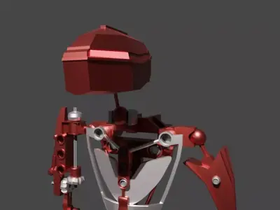 Red Robot 3D model