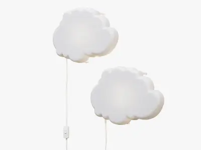 Dromsyn wall lamp Ikea 3D model