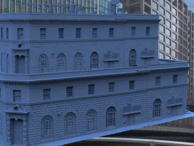 City High Street model 3D model