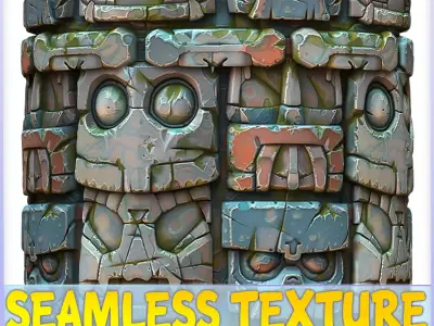 Stylized Wall Seamless Texture Texture 55