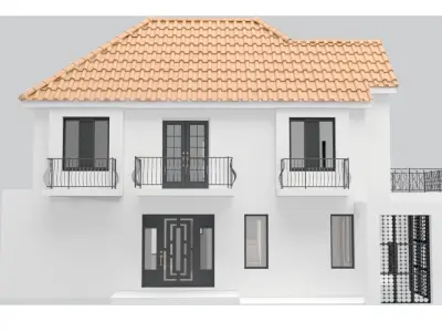 Modern Villa 2 3D model buy