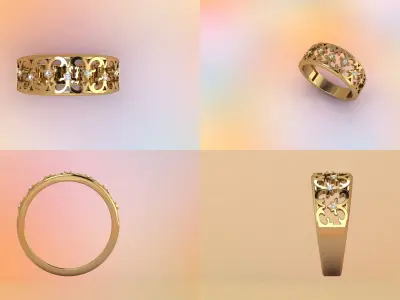 Finger Rings collection printable 3D print model order