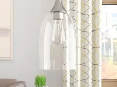Coro Light Single Bell Pendant Free 3D model