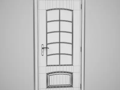 CGAxis Door 3D model 12