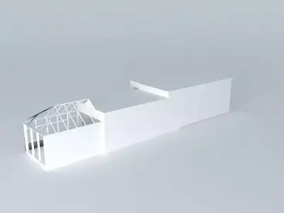 Victorian London Terrace House - small bedroom 3D model