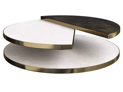 MOON COFFEE TABLE Low-poly 3D model