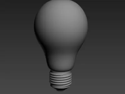 Model Lamp light bulb 3D model