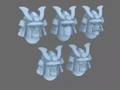 Cyber Samurai V1 Exterminator Helmet 3D print model