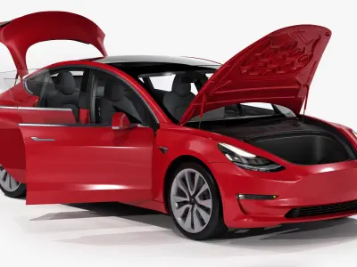  Tesla Model 3 with Interior New 