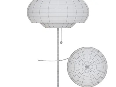 Table lamp champ Frandsen 3D model