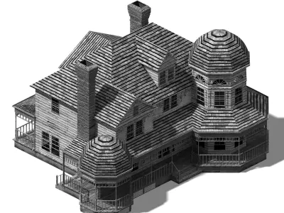 Heterogeneous - Building - Building B Building 03 3D model