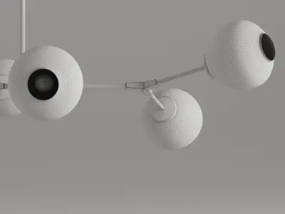 Catalyst branched chandelair 3D model