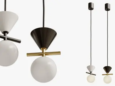 Oneta Pendant Light 3D model