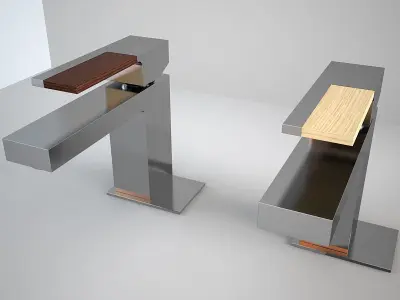 Fantini - Plano mixer Low-poly 3D model