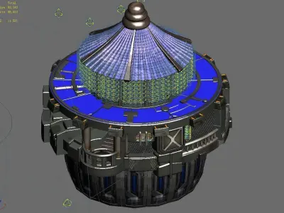 Crystal Palace - Small Building 3D model