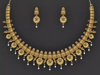 Necklace 001 3D print model