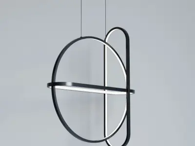 Portici LED Chandelier 3D model
