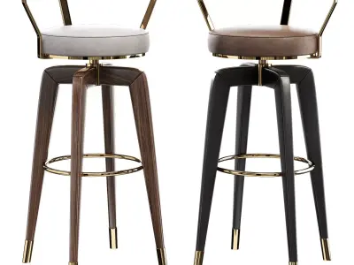 BAR CHEAIR GILMOR Low-poly 3D model