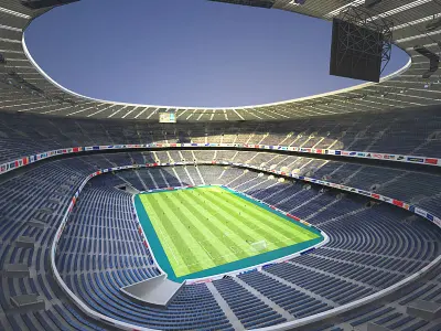Allianz arena 3D model