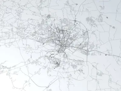 Kaliningrad Road Network and Streets 3D model