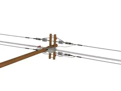 Utility Pole 3D model