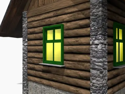 Christmas Lodge 3D model