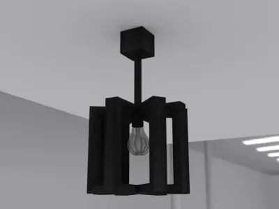 ceiling lighting  Free low-poly 3D model